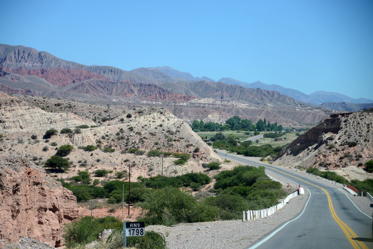 33 Driving On Highway 9 North From Tilcara Towards Humahuaca In Quebrada De Humahuaca
